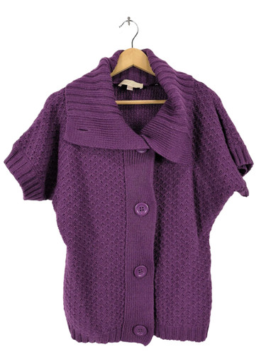 She strickjacke damen lila - strickjacke,